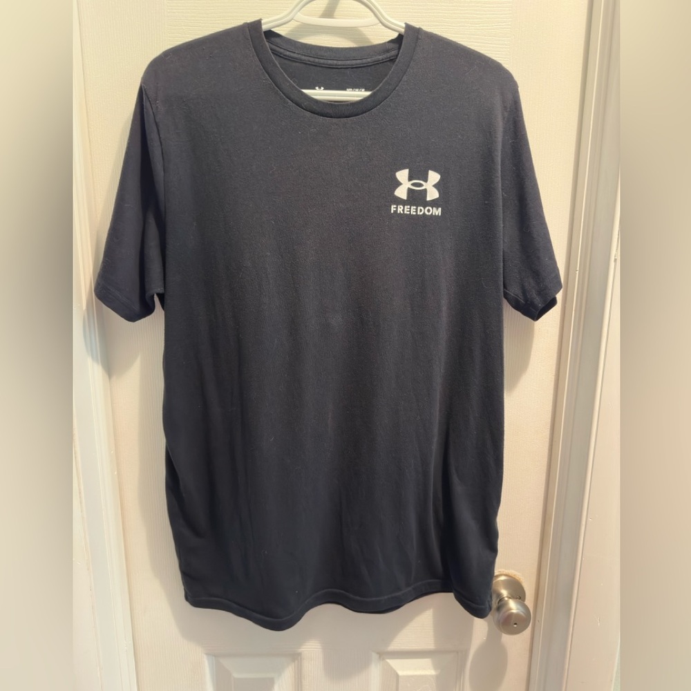 Men’s Freedom Under Armour T-Shirt- Black